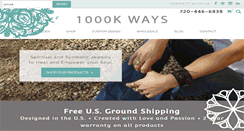Desktop Screenshot of 1000kways.com